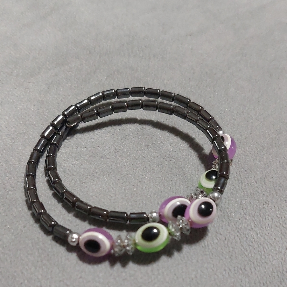 3/$6 Evil Eye Wrap Bracelet